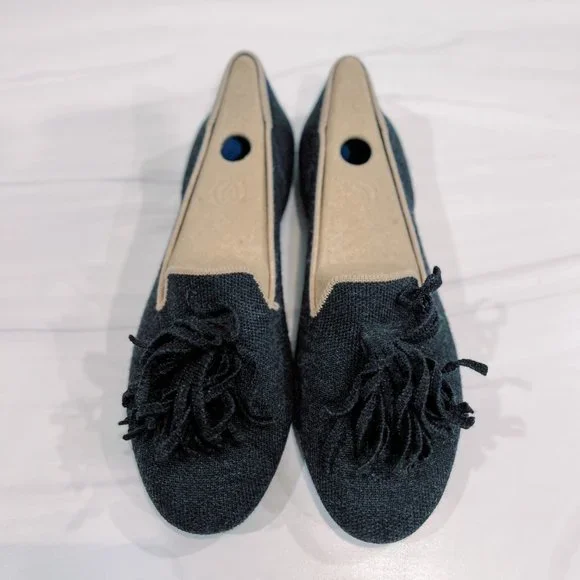 ROTHY’S The Merino Tassel Loafer Black Diamond - Limited Edition - Picture 3 of 14